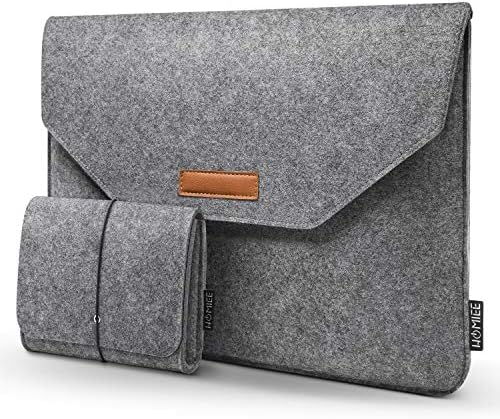 HOMIEE Custodia PC 13/13.3 Pollici con Piccola Borsa Aggiuntiva, Custodia Morbide per MacBook Air, MacBook PRO dell/Lenovo/HP/Chromebook e Oltre 13 Pollici Notebook PC