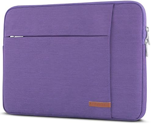 Custodia per PC Portatile 15-15.6 Pollici Viola – CASEZA London Borsa per Notebook 15″ Dell HP Toshiba Acer ASUS Lenovo e altri – Custodia Resistente all’Acqua per Portatili 15″ con Due Tasche