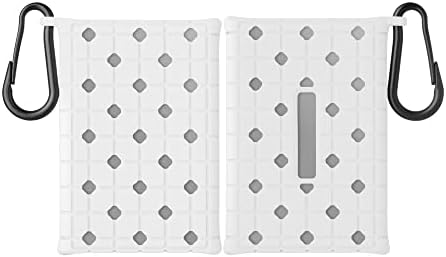 kwmobile Custodia SSD Silicone Compatibile con Samsung T7 Portable SSD – Cover SSD Portatile – Protezione Disco Rigido Esterno SSD bianco