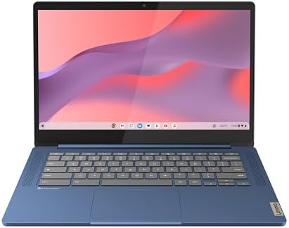 Lenovo IP Slim 3 14” Full HD Chromebook Laptop – (MediaTek Kompanio 520, 8GB RAM, 128GB eMMC, ChromeOS, WiFi 6) – Abyss Blue, Esclusiva Amazon