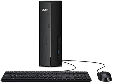 Acer Aspire XC-1760 PC Fisso, Processore Intel Core i5-12400, Ram 8 GB DDR4, 512 GB SSD, DVD-RW, Scheda Grafica NVIDIA GeForce GT 1030 2GB, Windows 11 Home