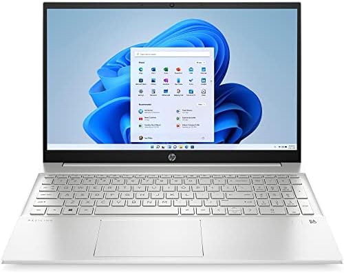HP Pavilion 15-eg2002sl, Intel Core i7 1255U, RAM 16GB 3200Mhz, SSD 1TB M2 PCIe, Intel Iris Xe, Schermo da 15.6” FHD IPS Antiriflesso, Lettore Impronte, Webcam HD, Windows 11, Argento