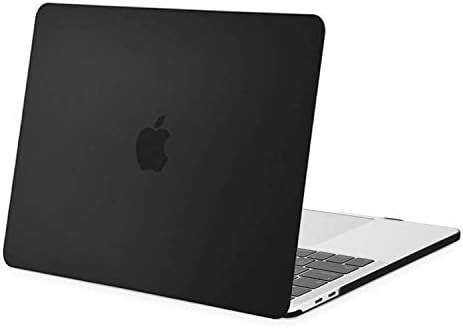 MOSISO Custodia Compatibile con MacBook Pro 13 Pollici 2023 2022 2021 2020-2016 M2 M1 A2338 A2289 A2251 A2159 A1989 A1706 A1708 Con/Senza Touch Bar,Plastica Case Rigida Copertina, Nero
