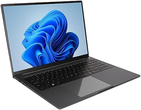 Laptop da 16 Pollici con Memoria DDR5, Display HD, CPU Octa Core da 4,75 GHz, Fotocamera Frontale e Batteria da 5400 mAh per Ufficio, Giochi, Streaming e Altro Ancora (Spina UE