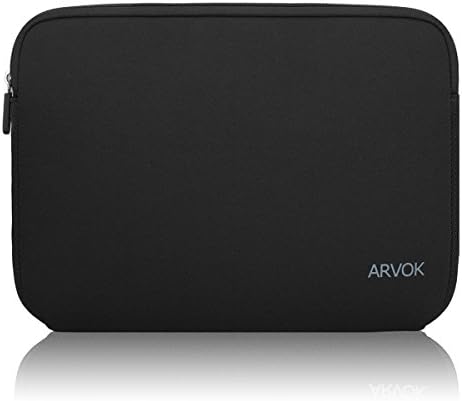 ARVOK 13 13,3 14 Pollici Sleeve per Laptop per MacBook Pro 14 2021/Impermeabile Custodia PC/Computer Borsa da Trasporto Custodia Cover per HP/Dell/Lenovo/Asus/Acer, Nero