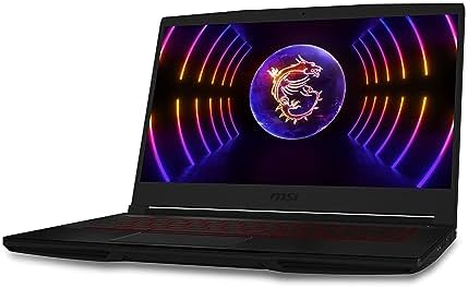MSI Thin GF63 12UCX-816IT, Notebook Gaming 15.6″ 144Hz, Intel i5-12450H, Nvidia RTX 2050 4GB GDDR6, 16GB RAM DDR4 3200MHz, 512GB SSD M.2 PCIe 4, WiFi 6, Win 11 Home [Layout e Garanzia ITA] Nero