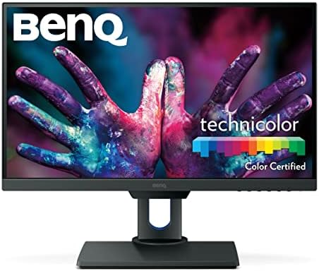 BenQ PD2500Q Monitor Designer (AQCOLOR Technology, 25 pollici, 2K WQHD 1440P, sRGB/Rec.709, Compatibilità con MacBook Pro M1/M2)