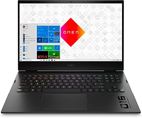 HP – Gaming OMEN 16-c0002sl Notebook, AMD Ryzen 7 5800H, RAM 16 GB, SSD 1 TB, AMD Radeon RX 6600M 8 GB, Windows 11 Home, Display 16.1″ FHD 144 Hz, Audio Bang & Olufsen, USB-C, USB, HDMI, RJ-45, Nero