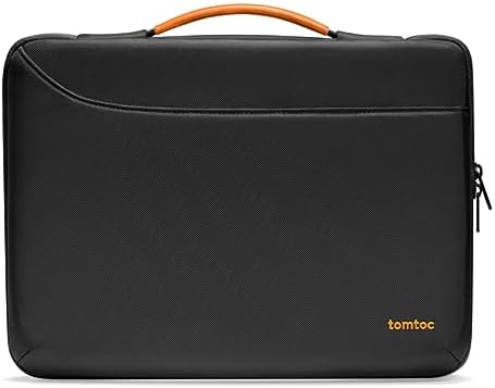 tomtoc 360° Custodia per 14 Pollici Nuovo MacBook Pro M3/M2/M1 Pro/Max A2992 A2918 A2779 A2442 2023-2021, 12,9″ 3/4/5/6 Generazione con Tastiera Magica Folio, Borsa per Laptop Idrorepellente Cartella