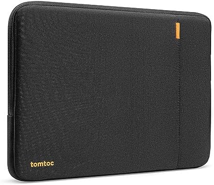 tomtoc 360° Custodia per 13,5 Pollici Microsoft Surface Laptop 5/4/3, 14″ Acer Swift 1/3, Tutto intorno protezione Laptop Bag Adatta 14″ ASUS ZenBook / Chromebook, Surface Book, Surface Laptop Studio