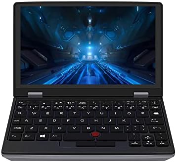 7 Inch Intel Celeron J4105 J4125 Mini Pocket Gaming Laptop, Touch Screen 1280 * 800, Ultrabook 12GB LPDDR4 128GB NVMe Notebook Chocolate Keyboard, Window 11 Pro, 2.0MP, AC WIFI BT4.2