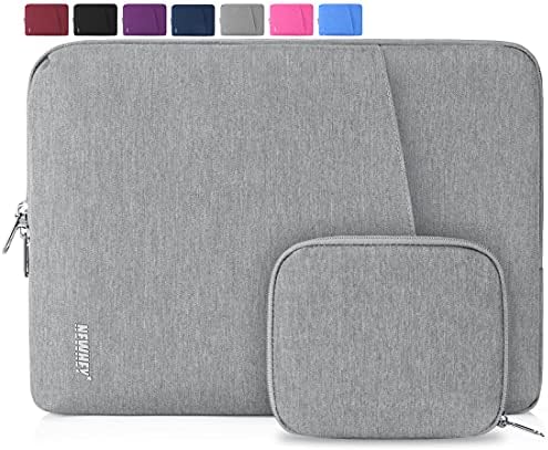 NEWHEY Custodia per MacBook Air 14 Pollici Impermeabile Custodia PC 14 Pollici Antiurto Porta Computer Custodia Borsa con Piccolo Caso Grigio