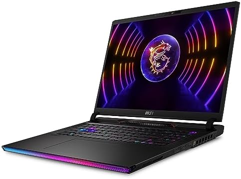 MSI Raider GE78HX 13VI-426IT, Notebook Gaming 17″ QHD+ 240Hz, Intel i9-13980HX, Nvidia RTX 4090 16GB GDDR6, 32GB RAM DDR5, 2TB SSDPCIe 4, WiFi 6E, Win 11 Home, Layout e Garanzia ITA, Nero