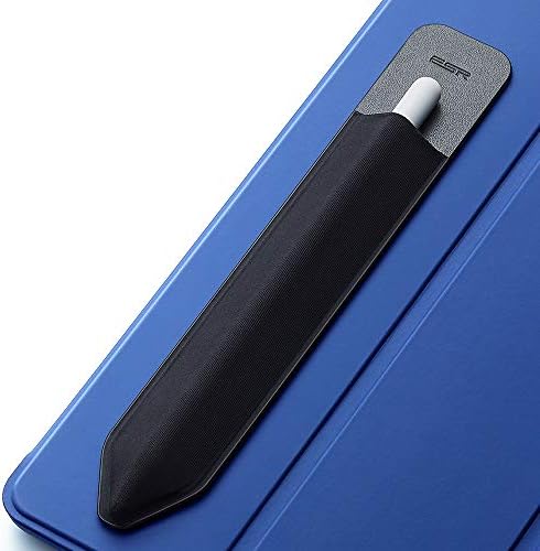 ESR Cover per Pencil compatibile con Apple Pencil 1° e 2° Generazione ed altre stilo, Supporto protettivo elastico e adesivo, Ideata per essere fissata sulla custodia dell’iPad, Nero