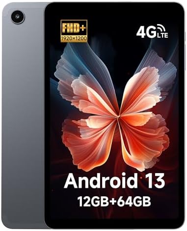 ALLDOCUBE iPlay 50 Mini Tablet Android 13, Tablet 8,4 Pulgadas FHD 1920×1200 Incell IPS, 12(4+8) GB RAM 64GB ROM/TF 512GB, Tableta PC Octa-Core 1.6GHz, 4G LTE Bluetooth 5.0, Google GMS/GPS