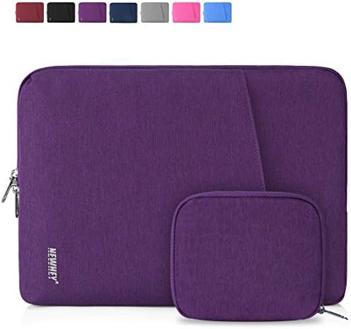 NEWHEY Custodia per Macbook Air 14 Pollici Impermeabile Custodia PC 14 Pollici Antiurto Porta Computer Custodia Borsa con Piccolo Caso Viola