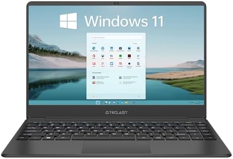 TECLAST F7PLUS3 Laptop 14 Pollici PC Portatile 8GB RAM 256GB SSD Notebook(1TB Espandibili), Fino 2,6 GHz Intel Celeron N4100, Windows 11, 1920×1080FHD, 2.4G/5.0G WiFi+USB3.0+Mini-HDMI+45.6Wh
