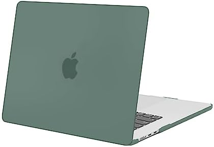 MOSISO Cover Compatibile con MacBook Air 15 Pollici Custodia Rigida 2024 2023 Rilascio A2941 M2 Chip con Liquido Retina Display & Touch ID, Protettivo Plastica Case Copertina, Verde Smeraldo