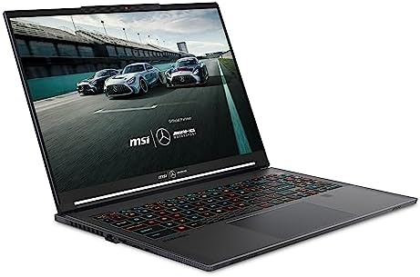 MSI Stealth 16 MercedesAMG A13VF-281IT, Notebook Gaming 16″ UHD OLED 60Hz, Intel i9-13900H, Nvidia RTX 4060 8GB GDDR6, RAM 32GB DDR5, 1TB SSD PCIe4, WiFi 6E, Win 11 Home, Layout e Garanzia ITA, Grigio