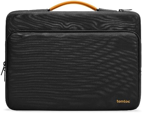 tomtoc 360° Custodia per 15 Pollici Nuovo MacBook Air M3 2024 M2 2023, 15″ Microsoft Surface Laptop 5/4/3, Dell XPS 15 Plus 2022-2020, 15” MacBook Pro A1990 A1707, Borsa per computer portatile Sleeve