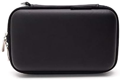 GUANHE Custodia per Chiavette USB Borsa Organizzatore per Cavi/ Schede SD/Hard-disk/Caricabatteria/Auricolari Borsa Organizer da Viaggio Porta Accessori Elettronici, Nero