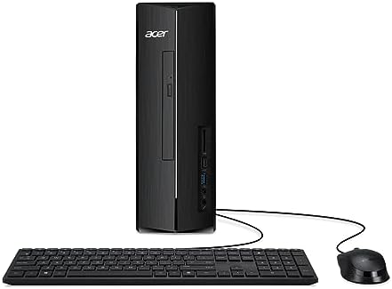 Acer Aspire XC-1780 PC Fisso, Desktop, Processore Intel Core i7-13700, Ram 8 GB DDR4, 512 GB SSD, DVD-RW, Scheda Grafica Intel UHD, Wireless Lan, Tastiera e Mouse USB, Windows 11 Home