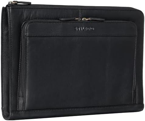 STILORD ‘Dillon’ Cartella Documenti Pelle Portadocumenti A4 Vintage Borsa Tablet Custodia per PC e Macbook 13,3 Pollici Portafogli Portablocco Cuoio Genuino