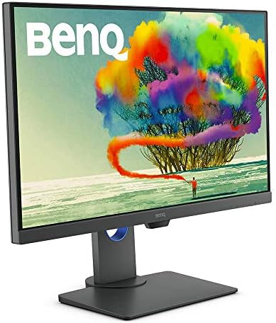 BenQ PD2705Q Designer Monitor (tecnologia AQCOLOR, 27 pollici, QHD, IPS, ricarica USB-C, DP / HDMI, KVM, altezza regolabile) Compatibile con MacBook