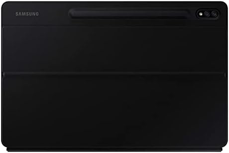 SAMSUNG , POGO, tastiera con copertina a libro per Galaxy Tab S7+/Tab S7+ 5G EF-DT970BBGGDE nera (edizione tedesca), compatibile con cellulare