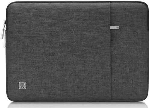 NIDOO 13 Pollici Custodia Protettiva per Laptop Borsa Porta PC Portatile Notebook Case Cover per 13,5″ Surface Book 2 3/14,4″ Surface Laptop Studio/ThinkPad X1 Yoga 5 Carbon 8/Swift 5 X, Grigio Scuro