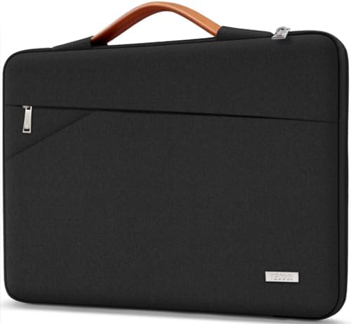 TECOOL 16 Pollici Custodia PC Portatile per MacBook Pro 16 M3 M2 M1 2013-2019, 16” ASUS Vivobook 16, Lenovo ThinkBook 16, Dell Inspiron 16, Matebook 16 Custodia Protettiva Borsa, Nero