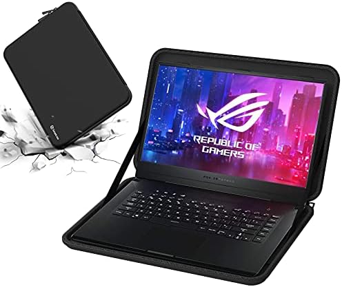 Smatree Custodia rigida compatibile solo con ASUS ROG Zephyrus G GA502DU 15,6 pollici Gaming/ASUS TUF Gaming Dash 15 Laptop 15,6 pollici, 16 pollici ASUS ROG Strix G16 (2023), Nero