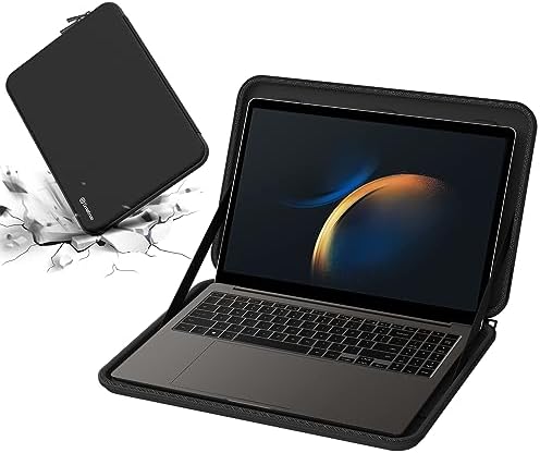 Smatree Custodia rigida da 15,6 pollici, compatibile solo con Samsung Galaxy Book3 Ultra/book3 Pro 360/book3 Pro 16″, antiurto, colore nero (!! Non adatto per altri laptop da 15 a 16 pollici)