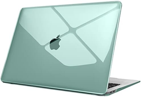 FINTIE Custodia Compatibile con MacBook Air 13 2020/2019/2018 (A2337 M1 / A2179 / A1932) – Cover Rigid Protettivo Guscio Rigido Case, Midnght Verde