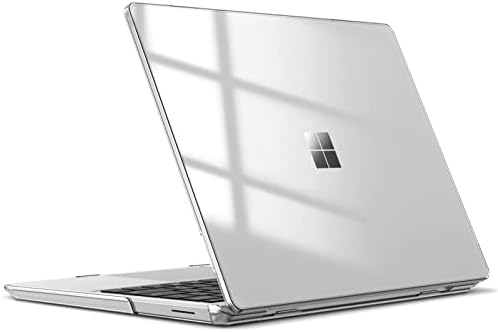 FINTIE Custodia Compatibile con Microsoft Surface Laptop Go 3 (2023) / Surface Go 2 (2022) / Surface Go (2020) 12,45 Pollici – Cover Rigid Protettivo Guscio Rigido Case, Trasparente