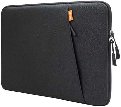 JETech Custodia Laptop per 14 Pollici MacBook Pro M3 / M2 / M1 A2779 A2442, Impermeabile Custodia Borsa con Tasca, Compatibile con 14 Pollici Notebook (Nero)