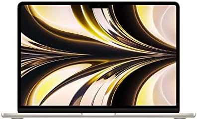 Apple 2022 PC Portatile MacBook Air con chip M2: display Liquid Retina 13,6”, 8GB di RAM, 256GB di archiviazione SSD storage, tastiera retroilluminata; color Galassia