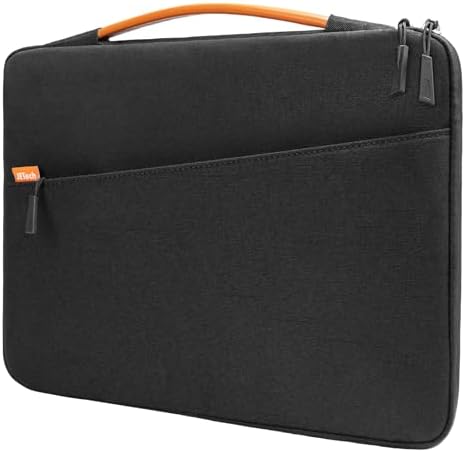 JETech Custodia Laptop per 13-14 Pollici MacBook Air/Pro (M4/M3/M2/M1, 2021-2025), Custodia Borsa con Maniglia e Tasca Portatili