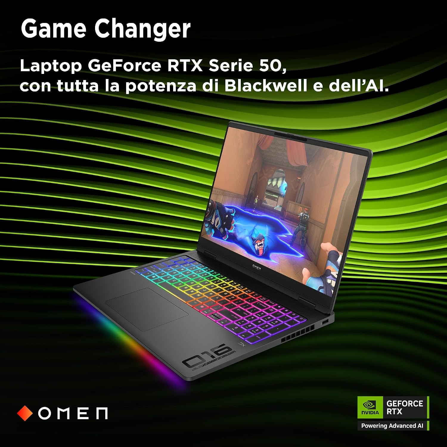 HP OMEN, Notebook Gaming, 16″, NVIDIA RTX 5070 8GB